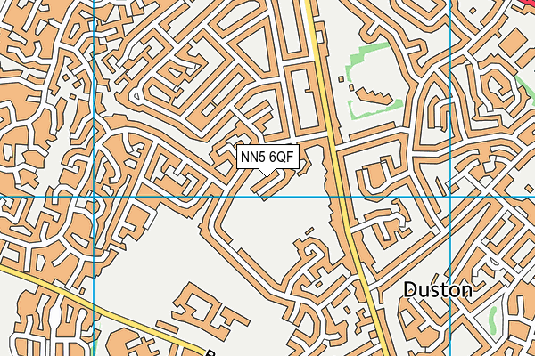 NN5 6QF map - OS VectorMap District (Ordnance Survey)