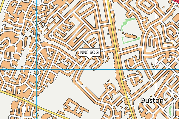 NN5 6QG map - OS VectorMap District (Ordnance Survey)