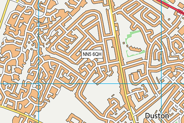 NN5 6QH map - OS VectorMap District (Ordnance Survey)