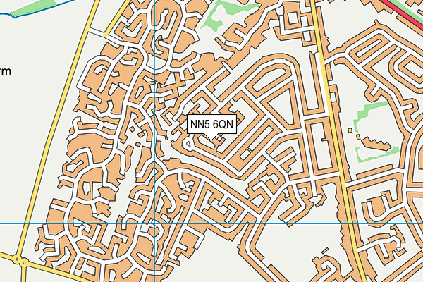 NN5 6QN map - OS VectorMap District (Ordnance Survey)