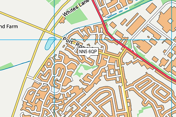NN5 6QP map - OS VectorMap District (Ordnance Survey)
