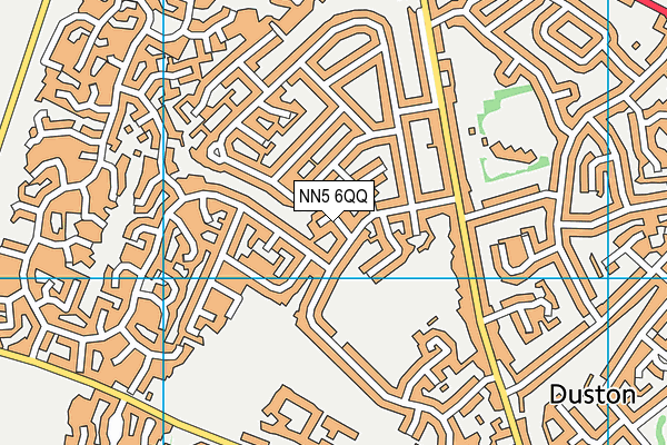 NN5 6QQ map - OS VectorMap District (Ordnance Survey)