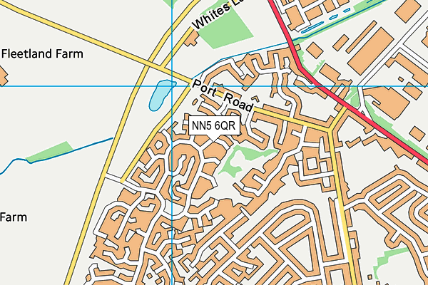 NN5 6QR map - OS VectorMap District (Ordnance Survey)