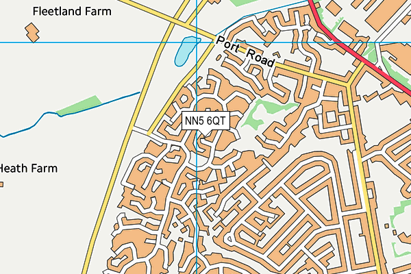 NN5 6QT map - OS VectorMap District (Ordnance Survey)
