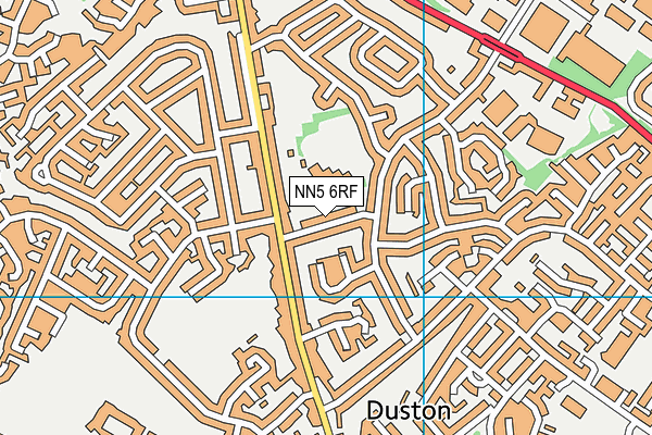 NN5 6RF map - OS VectorMap District (Ordnance Survey)