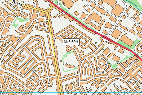 NN5 6RH map - OS VectorMap District (Ordnance Survey)