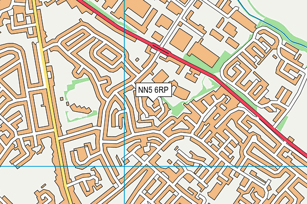 NN5 6RP map - OS VectorMap District (Ordnance Survey)