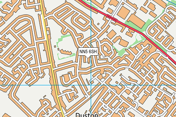 NN5 6SH map - OS VectorMap District (Ordnance Survey)