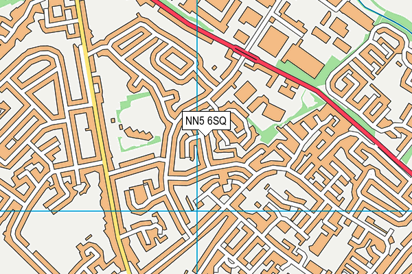 NN5 6SQ map - OS VectorMap District (Ordnance Survey)
