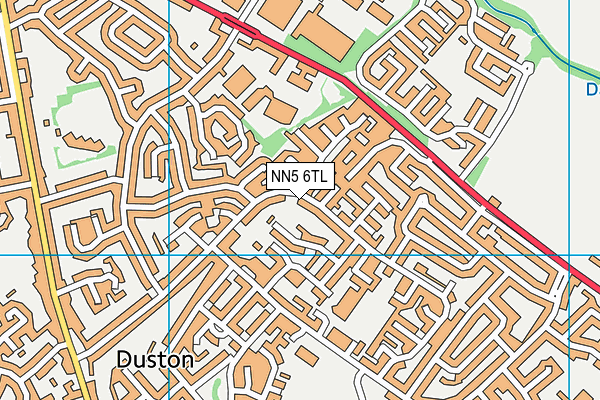 NN5 6TL map - OS VectorMap District (Ordnance Survey)