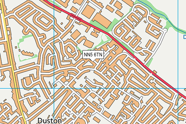 NN5 6TN map - OS VectorMap District (Ordnance Survey)