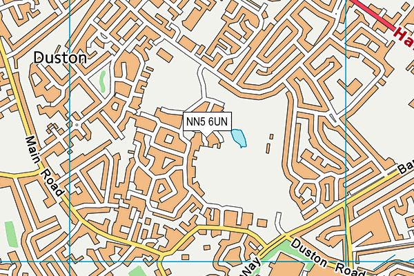 NN5 6UN map - OS VectorMap District (Ordnance Survey)