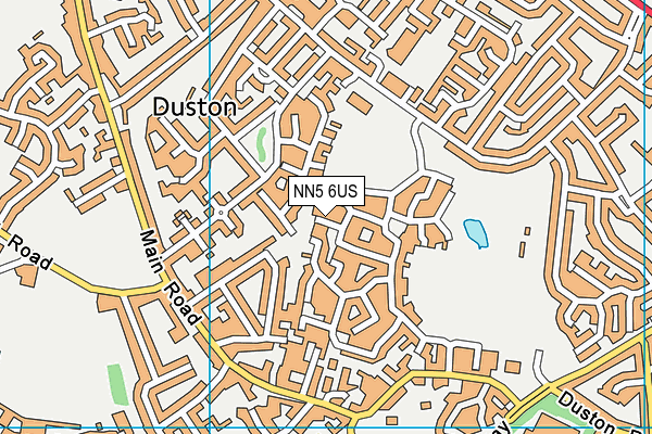 NN5 6US map - OS VectorMap District (Ordnance Survey)