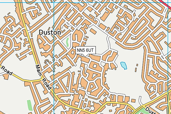 NN5 6UT map - OS VectorMap District (Ordnance Survey)