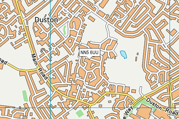 NN5 6UU map - OS VectorMap District (Ordnance Survey)