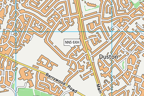 NN5 6XH map - OS VectorMap District (Ordnance Survey)