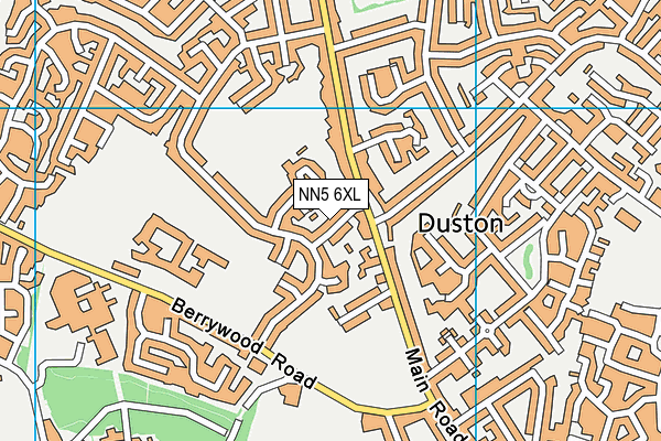 NN5 6XL map - OS VectorMap District (Ordnance Survey)