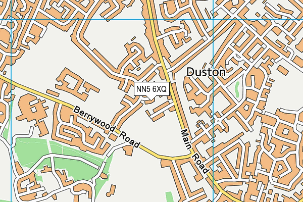 NN5 6XQ map - OS VectorMap District (Ordnance Survey)