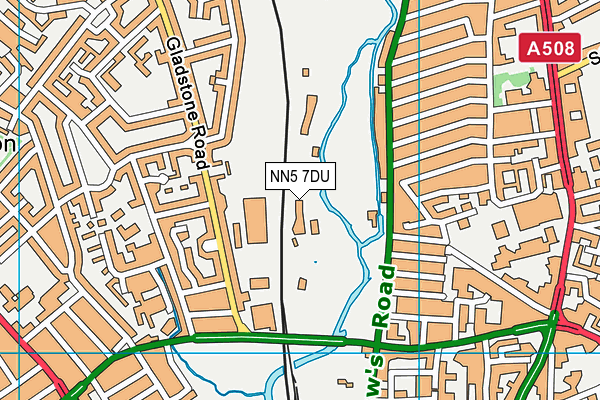 NN5 7DU map - OS VectorMap District (Ordnance Survey)