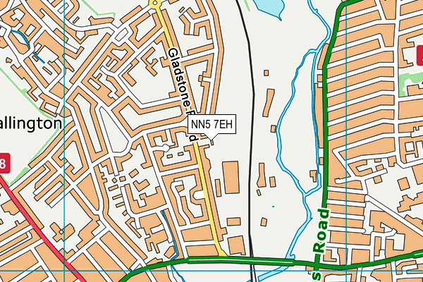 NN5 7EH map - OS VectorMap District (Ordnance Survey)