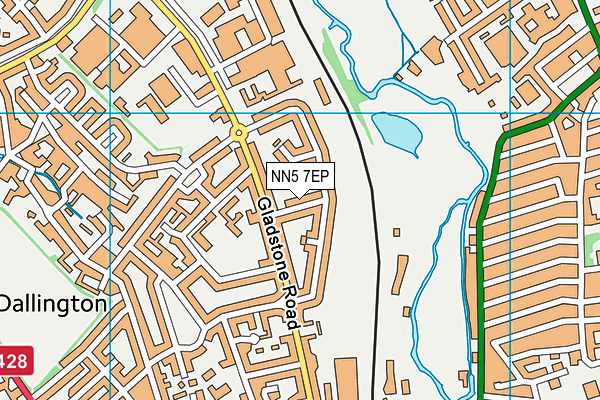 NN5 7EP map - OS VectorMap District (Ordnance Survey)