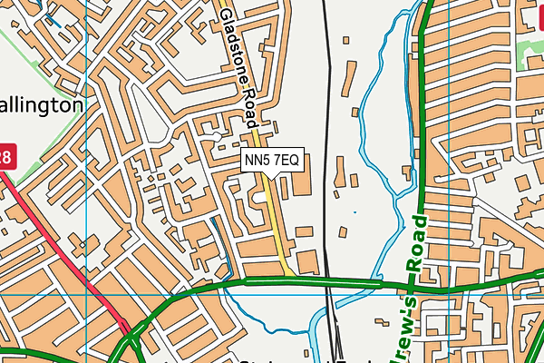 NN5 7EQ map - OS VectorMap District (Ordnance Survey)