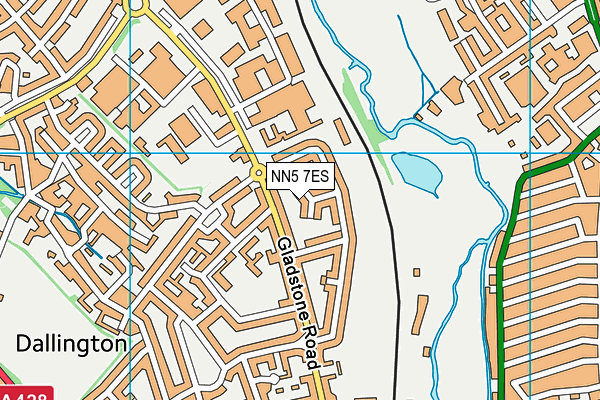 NN5 7ES map - OS VectorMap District (Ordnance Survey)