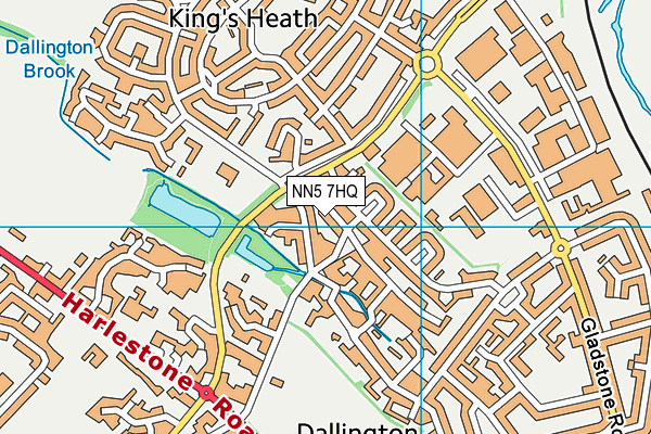 NN5 7HQ map - OS VectorMap District (Ordnance Survey)