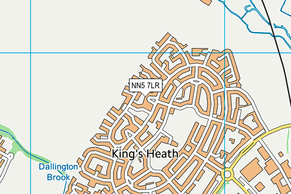 NN5 7LR map - OS VectorMap District (Ordnance Survey)