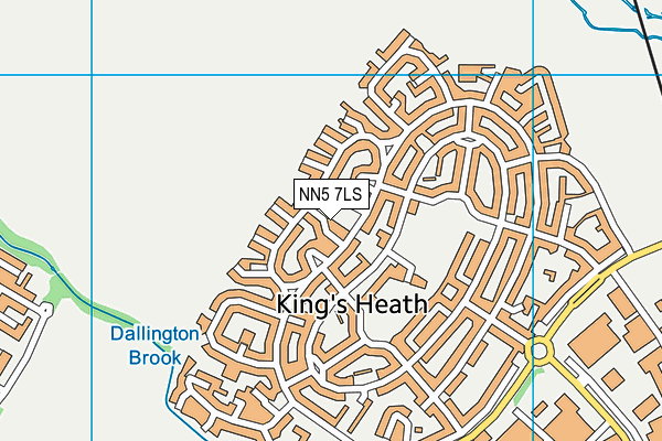 NN5 7LS map - OS VectorMap District (Ordnance Survey)