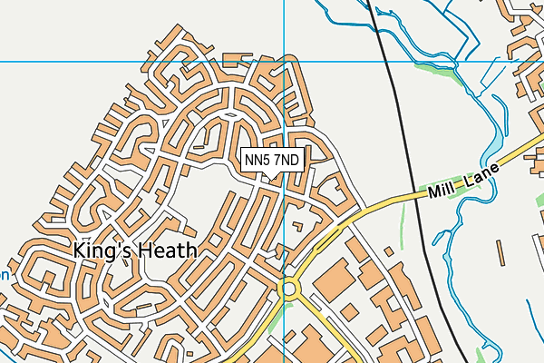 NN5 7ND map - OS VectorMap District (Ordnance Survey)