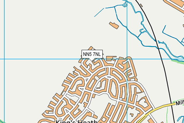 NN5 7NL map - OS VectorMap District (Ordnance Survey)