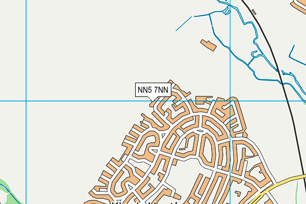 NN5 7NN map - OS VectorMap District (Ordnance Survey)