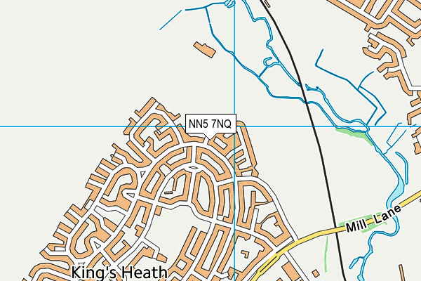 NN5 7NQ map - OS VectorMap District (Ordnance Survey)