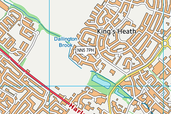 NN5 7PH map - OS VectorMap District (Ordnance Survey)