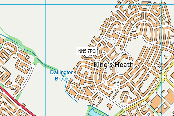 NN5 7PQ map - OS VectorMap District (Ordnance Survey)