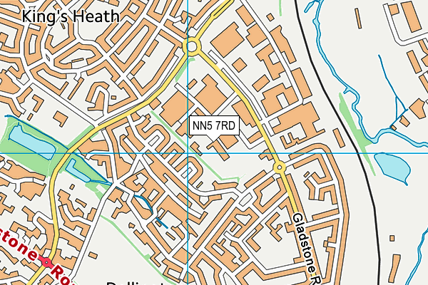 NN5 7RD map - OS VectorMap District (Ordnance Survey)