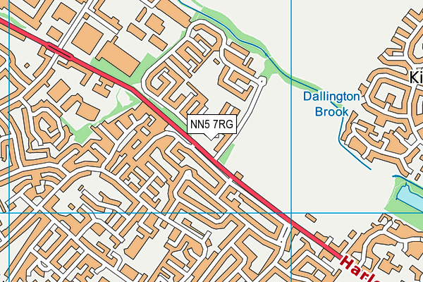 NN5 7RG map - OS VectorMap District (Ordnance Survey)