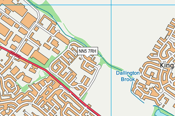 NN5 7RH map - OS VectorMap District (Ordnance Survey)
