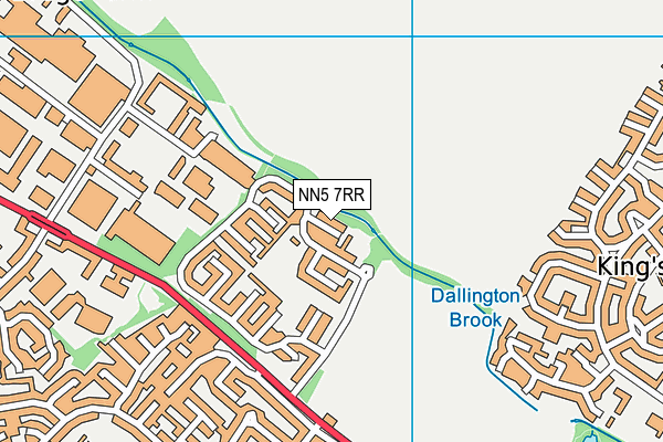 NN5 7RR map - OS VectorMap District (Ordnance Survey)