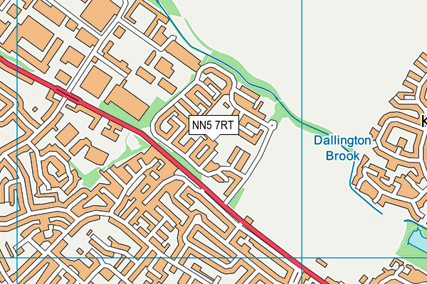 NN5 7RT map - OS VectorMap District (Ordnance Survey)