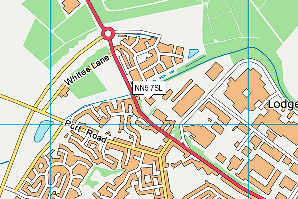 NN5 7SL map - OS VectorMap District (Ordnance Survey)