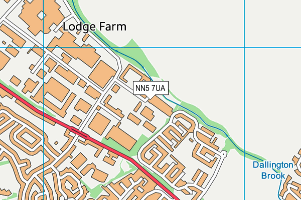 NN5 7UA map - OS VectorMap District (Ordnance Survey)