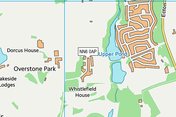 NN6 0AP map - OS VectorMap District (Ordnance Survey)