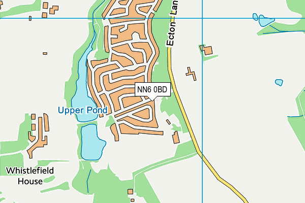 NN6 0BD map - OS VectorMap District (Ordnance Survey)