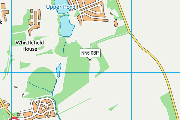 NN6 0BP map - OS VectorMap District (Ordnance Survey)