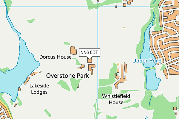 Overstone Park School map (NN6 0DT) - OS VectorMap District (Ordnance Survey)