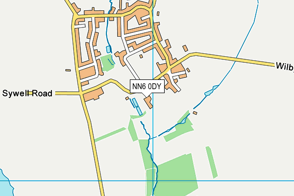 NN6 0DY map - OS VectorMap District (Ordnance Survey)
