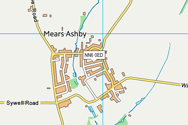 NN6 0ED map - OS VectorMap District (Ordnance Survey)