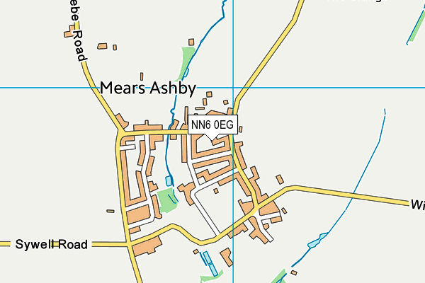 NN6 0EG map - OS VectorMap District (Ordnance Survey)
